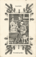 NEUJAHRSGRÜßE um 1914