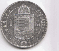 1 Forint 1879 K.B