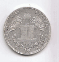 1 Forint 1869 K.B