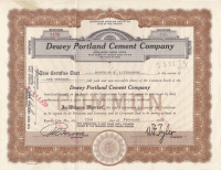 DEWEY PORTLAND CEMENT COMPANY