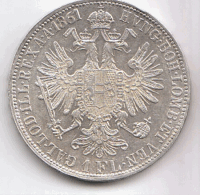 1 Gulden 1861 A