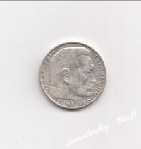 2 REICHSMARK 1938 G